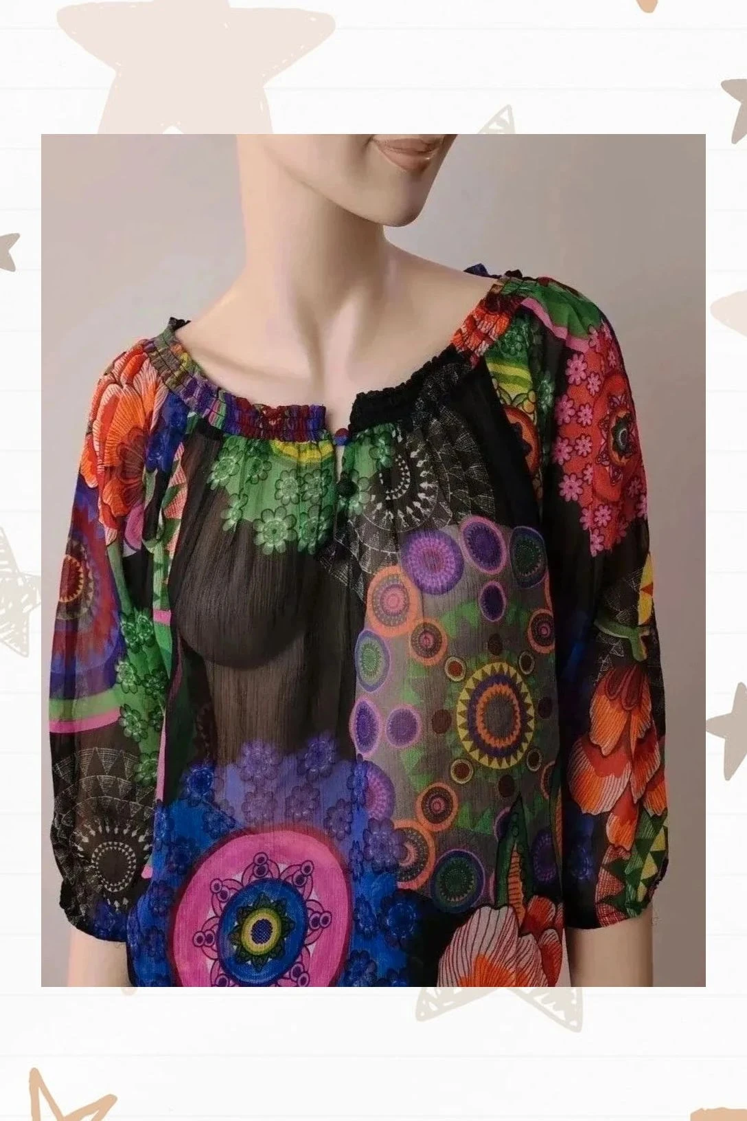 Semi-transparent Desigual blouse – photo 2